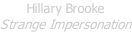 Hillary Brooke Strange Impersonation